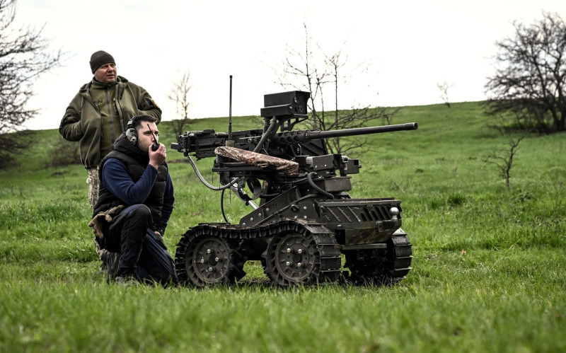 Ukrainian Developers And Military Tested Ground Robotic Complexes