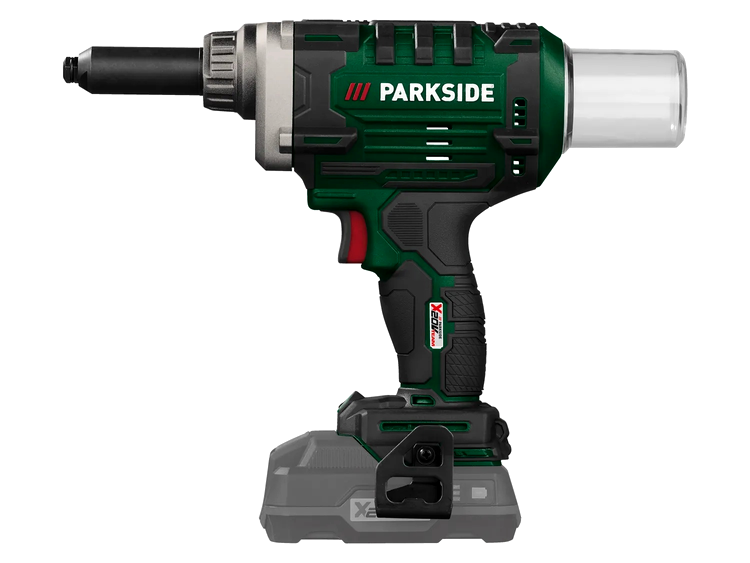 pistol de nituri parkside cu baterie