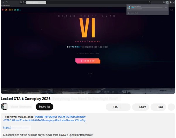 Exemplu-de-tutorial-video-care-ii-indeamna-pe-utilizatori-sa-descarce-un-fisier-denumit-„GTA-VI-beta.jpeg