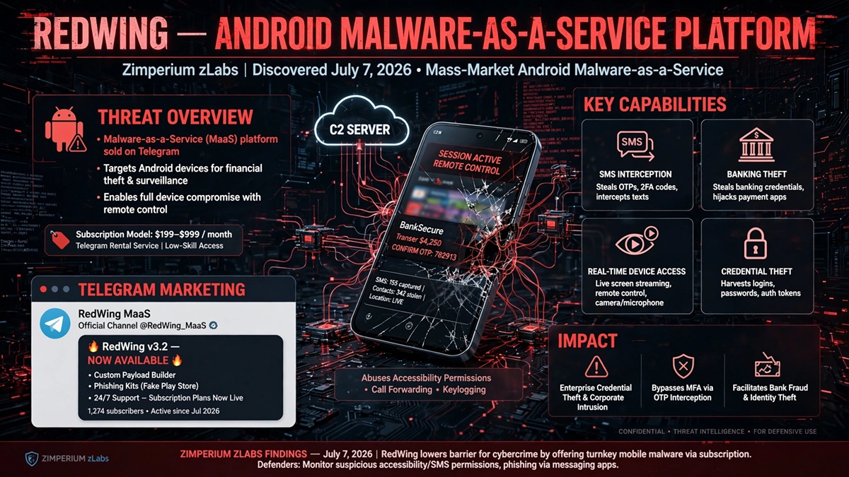 RedWing-Malware-as-a-Service