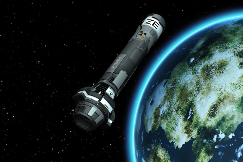 racheta nucleara lansata pe orbita spatiu